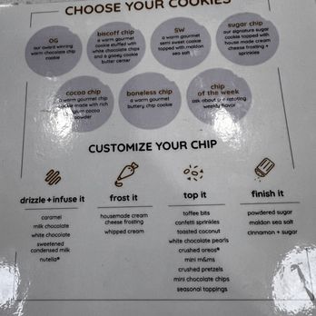 Chip Cookies - Customize your cookie! - Desserts Near Me - Las Vegas, Nevada Chip Cookies - Customize your cookie! - Desserts Near Me - Las Vegas, Nevada