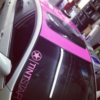 Tint Star - Nissan Altima pink roof wrap - Auto Glass Services Near Me - Albany, New York Tint Star - Nissan Altima pink roof wrap - Auto Glass Services Near Me - Albany, New York