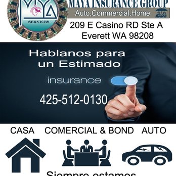 Maya Services - Insurance Seguros de coche, casa, comercial - Tax Services Near Me - Everett, Washington