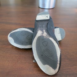 Felix Shoe Repair - If you don't get your shoes re-soled by Felix, this is what they will look like after a year.