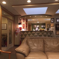 James P Lee, DDS, PC - Such a cozy waiting area.. Complete with Holiday music playing, piping hot coffee, and a bowl of fresh fruit...