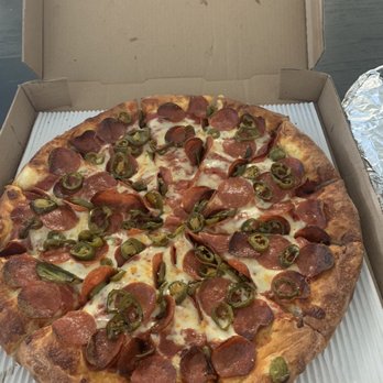 Sal's Pizza - Pepperoni and jalapeño pizza - Pizza Near Me - Alta Loma, California