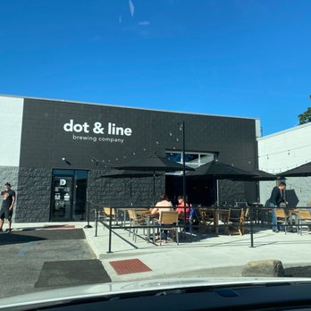 Dot & Line Brewing Company - Front entrance and patio. It's really nice - Breweries Near Me - Fort Wayne, Indiana Dot & Line Brewing Company - Front entrance and patio. It's really nice - Breweries Near Me - Fort Wayne, Indiana