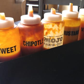 Mojo Old City BBQ - Sauces. Sweet is my new bff. - Barbeque Near Me - St. Augustine, Florida