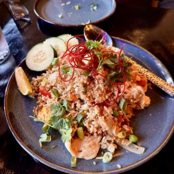 Proud - THAI FRIED RICE (V, GF) with chicken - Thai Near Me - Portland, Oregon Proud - THAI FRIED RICE (V, GF) with chicken - Thai Near Me - Portland, Oregon