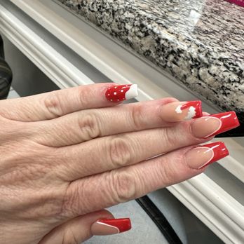 Allure Nails & Spa - Christmas nails! - Nail Salons Near Me - Bakersfield, California