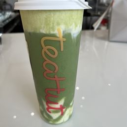 Matcha tofu pudding Matcha tofu pudding