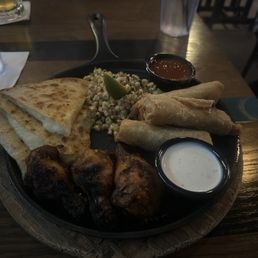 Sampler platter
