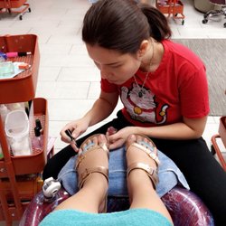 Luxury Nail Spa - Lucy did my "classic pedicure" and gel mani!