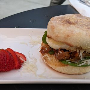 Photo of The Grounds Bean Bar - San Diego, CA, United States. Breakfast sandwich