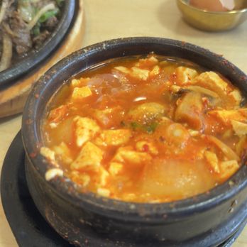 Doma Korean Restaurant - Pork Bulgogi and Tofu Soup (vegetable soup) - Korean Near Me - Sacramento, California Doma Korean Restaurant - Pork Bulgogi and Tofu Soup (vegetable soup) - Korean Near Me - Sacramento, California