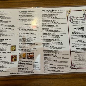 Champa Garden - Thai Near Me - Redding, California