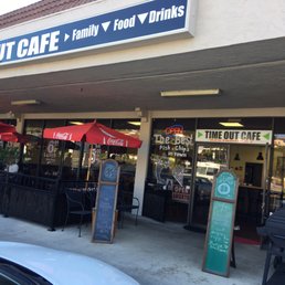 The store front showing The outside seating area. The store front showing The outside seating area.