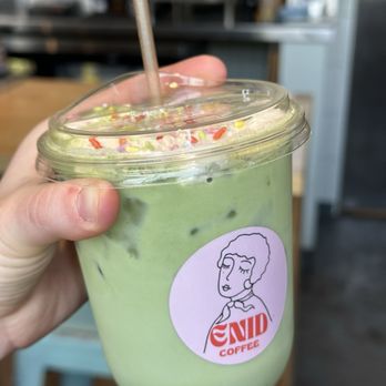 Enid Coffee - Tres leches matcha latte - Coffee & Tea Near Me - Atlanta, Georgia