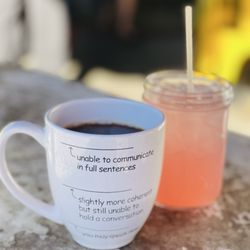 Breakfast Republic - Coffee and bottomless strawberry lemonade