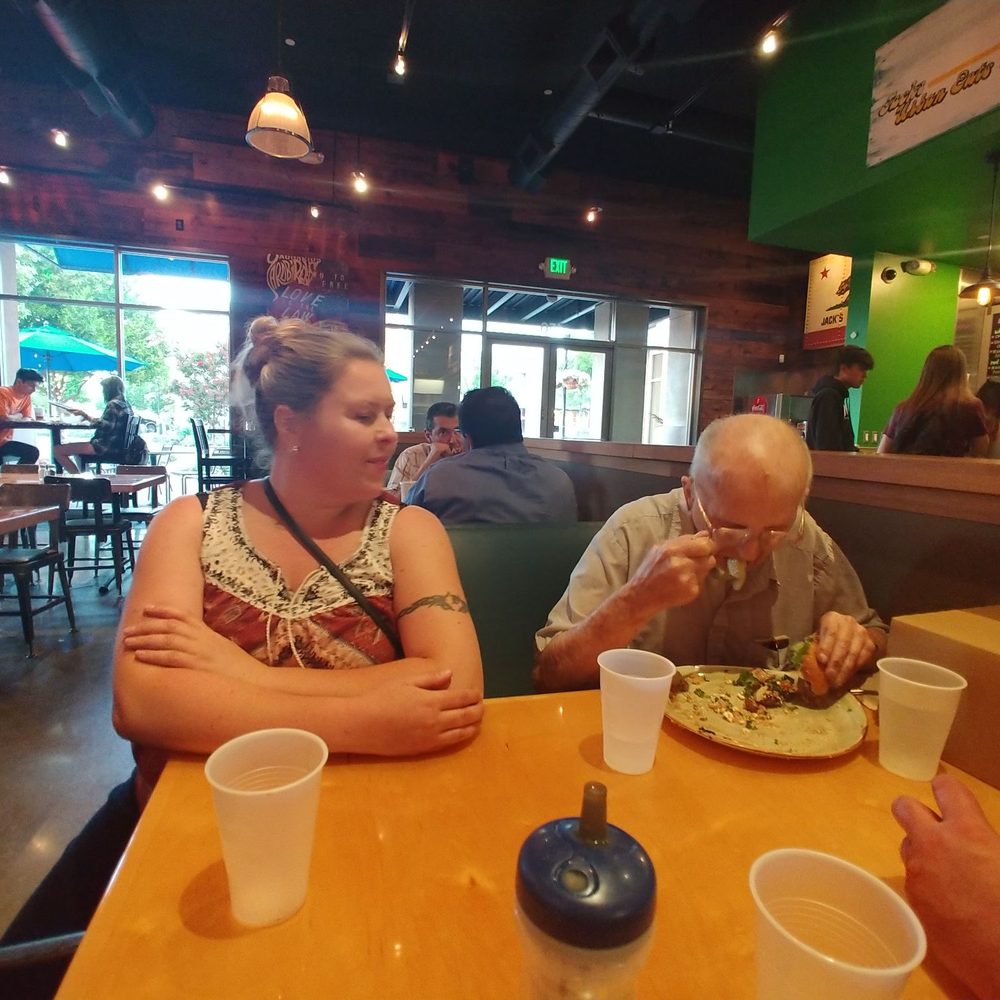 Jacks Urban Eats - 96 year old approves of Kale and Quinoa salad and portabella Burger - American Near Me - Roseville, California