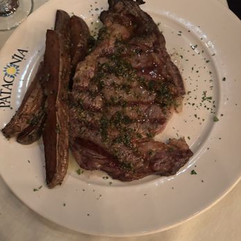 Patagonia Grill & Cafe - Ribeye with roasted potatoes - Argentine Near Me - Houston, Texas