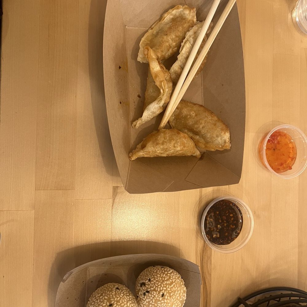 Go Dim Sum - Crispy Chicken Dumpling and Red Bean Sesame - Dim Sum Near Me - Tucson, Arizona