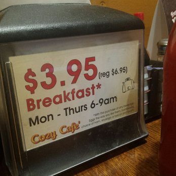 Cozy Cafe - Comfort Food Near Me - Johnston, Iowa