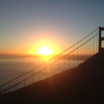 Battery Spencer - View at sunrise - Landmarks & Historical Buildings Near Me - Sausalito, California