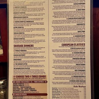 The Bavarian Lodge - Food menu 1 (July '25) - German Near Me - Lisle, Illinois The Bavarian Lodge - Food menu 1 (July '25) - German Near Me - Lisle, Illinois