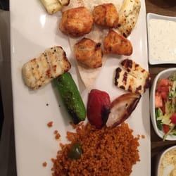 Soul Flame - Kebab combo - chicken shish and halloumi kebab