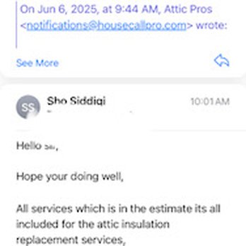 Attic Pros - I tried to tell him that the estimate wasn't itemized and then he proceeds to gaslight me. What a shame. - Pest Control Near Me - Oakland, California Attic Pros - I tried to tell him that the estimate wasn't itemized and then he proceeds to gaslight me. What a shame. - Pest Control Near Me - Oakland, California
