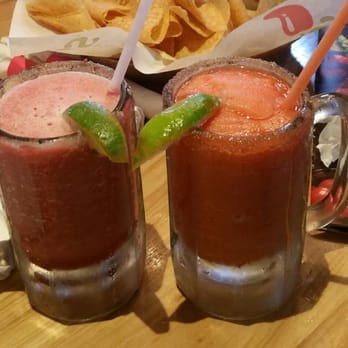 Chili's - Strawberry and Blackberry frozen Margaritas from Chili's - American Near Me - Tampa, Florida