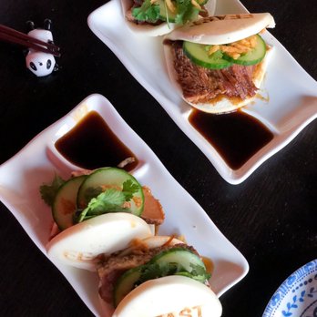 Feast - Artisan Dumpling and Tea House - Brisket (top) and pork belly (bottom) - Chinese Near Me - Madison, Wisconsin Feast - Artisan Dumpling and Tea House - Brisket (top) and pork belly (bottom) - Chinese Near Me - Madison, Wisconsin