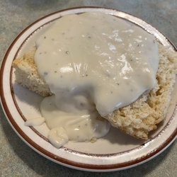 Brooks Ranch Restaurant - Biscuit with gravy