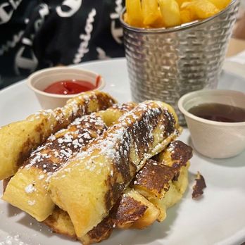Over Easy Kitchen - French Toast sticks (Kids menu item) - Salad Near Me - Holmdel, New Jersey