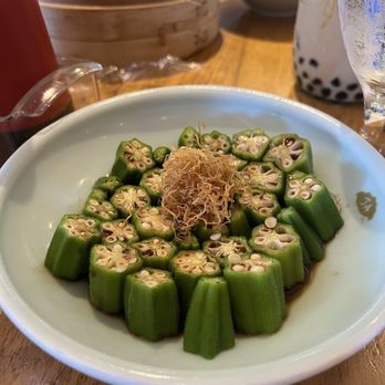 JA Jiaozi - Okra  salad - Dim Sum Near Me - Irvine, California