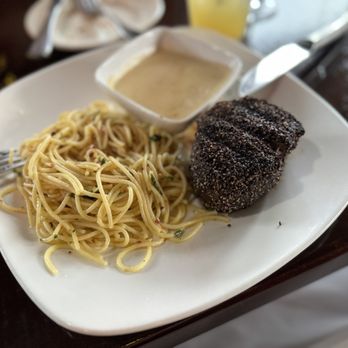 Marianna Ristorante - Filetto Al Cognac with sauce on the side - Italian Near Me - Renton, Washington