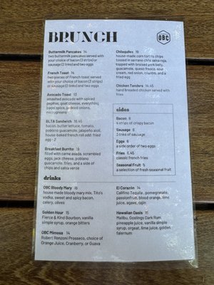 Menu photo 3 Oscar's Brewing Company Temecula, CA