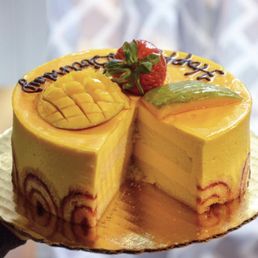 Mango Mousse Cake