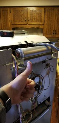 Kithchenaid double oven repair - This doublle oven was having problems with the upper blower. Kithchenaid double oven repair - This doublle oven was having problems with the upper blower.