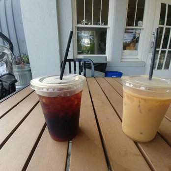 Retrospect Coffee Bar - Cold brew and an iced americano - Coffee & Tea Near Me - Houston, Texas Retrospect Coffee Bar - Cold brew and an iced americano - Coffee & Tea Near Me - Houston, Texas