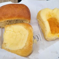 Weikel's Bakery - Cheddar, cream cheese, and peach cream