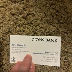 Zions Bank - Karen