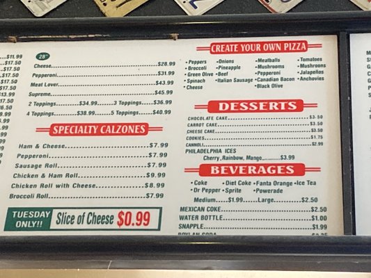Menu photo 2 Tony's New York Pizza Houston, TX Menu photo 2 Tony's New York Pizza Houston, TX