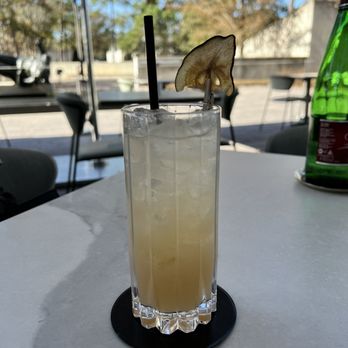 Le Jardinier - Pear sake with citrus vodka- I think? Super delish. - French Near Me - Houston, Texas Le Jardinier - Pear sake with citrus vodka- I think? Super delish. - French Near Me - Houston, Texas