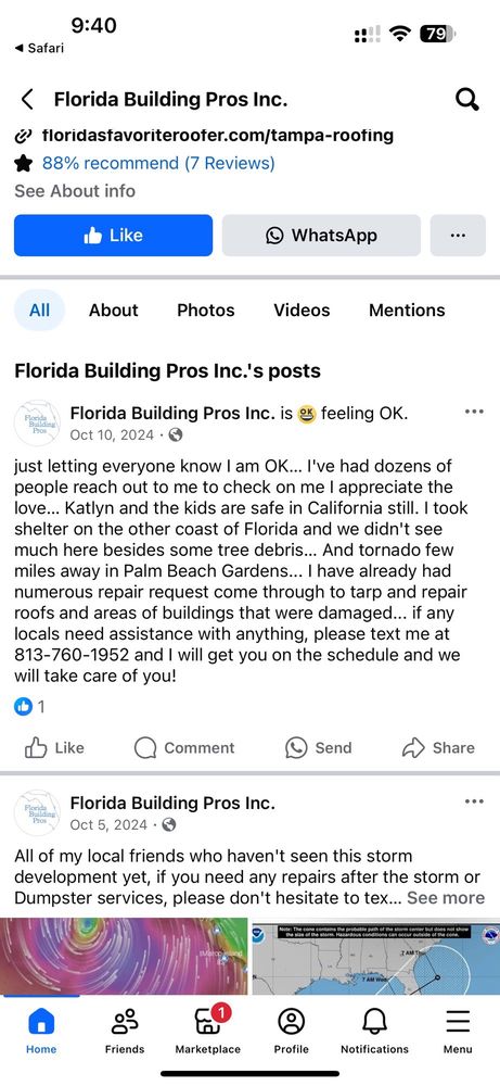 Slide of Florida Building Pros