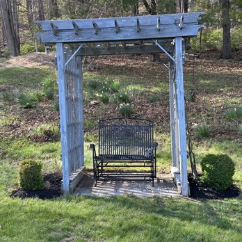 JV LAROSE - Weeded, edged and mulched pergola sides. - Lawn Services Near Me