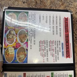 Rositas Mexican Restaurant - Menu