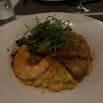 Altius - Bass special with curry risotto - New American Near Me - Pittsburgh, Pennsylvania