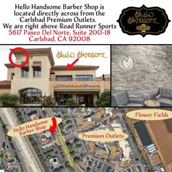 Hello Handsome Barbershop - Located in beautiful Carlsbad, CA