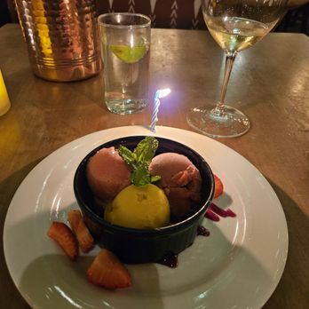 La Plazuela - Gelato Trio - New American Near Me - Santa Fe, New Mexico