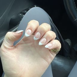 French acrylic manicure