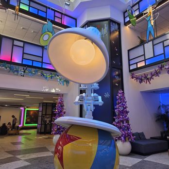 Pixar Place Hotel - Lobby with the Pixar lamp - Hotels Near Me - Anaheim, California Pixar Place Hotel - Lobby with the Pixar lamp - Hotels Near Me - Anaheim, California