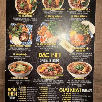 Pho Anh Vu - Menu - Vietnamese Near Me - Vancouver, British Columbia